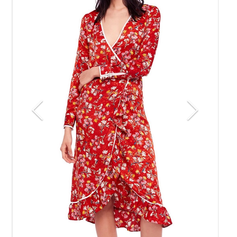 Free People Covenant Garden red dress. Size 4